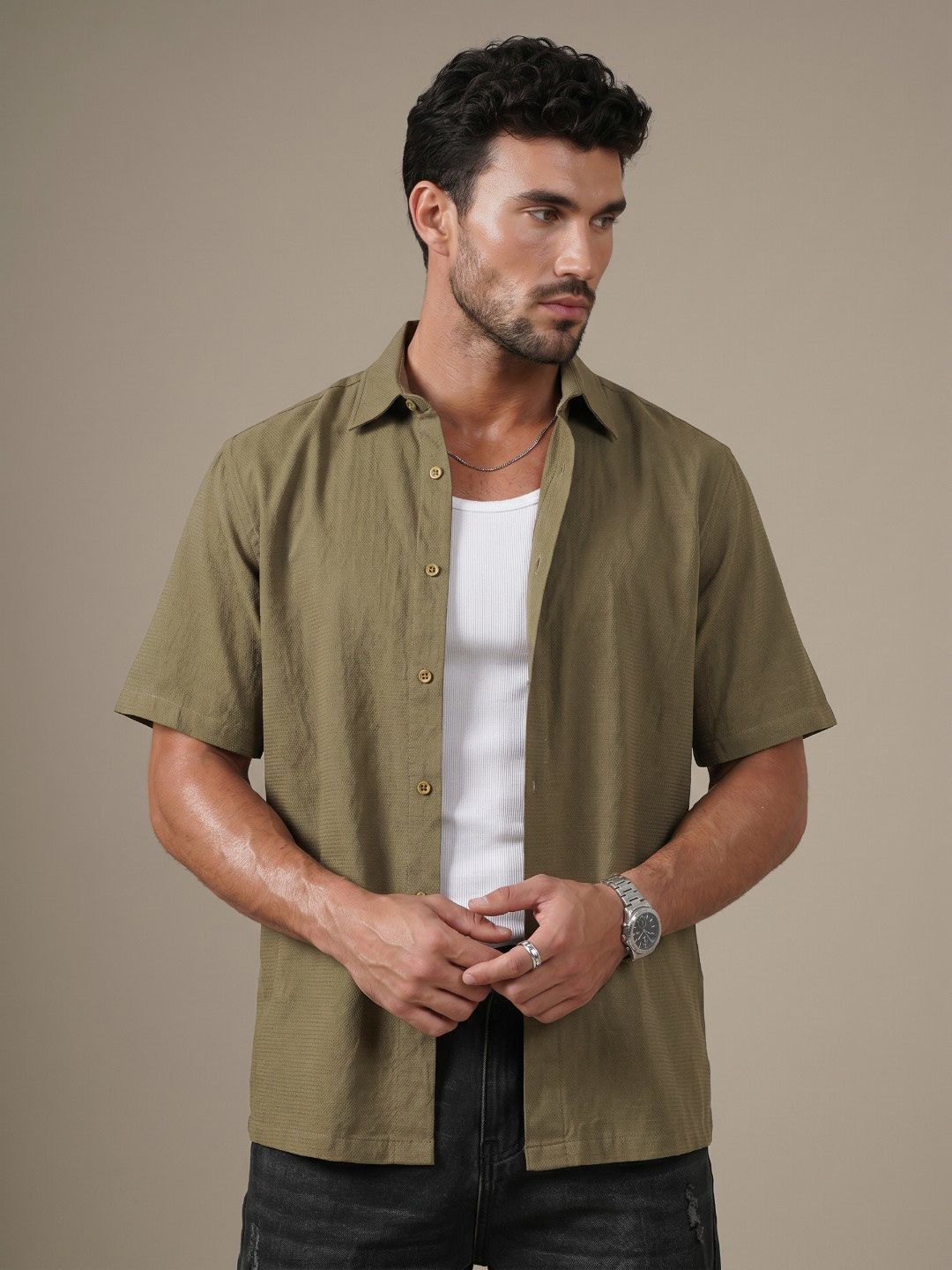 glitchez Pure Cotton Casual Shirt