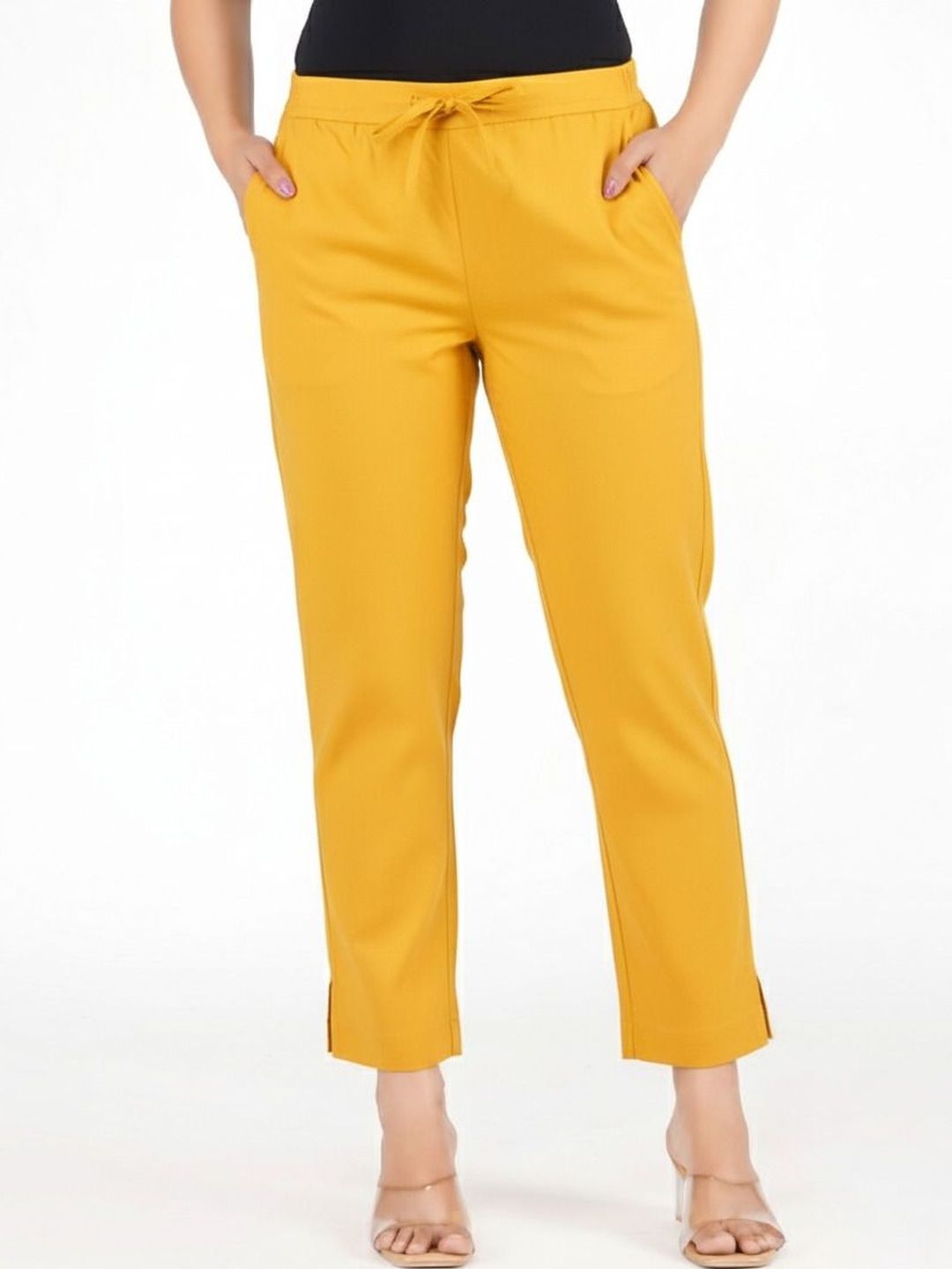 Moirai Women Relaxed Easy Wash Pleated Trousers