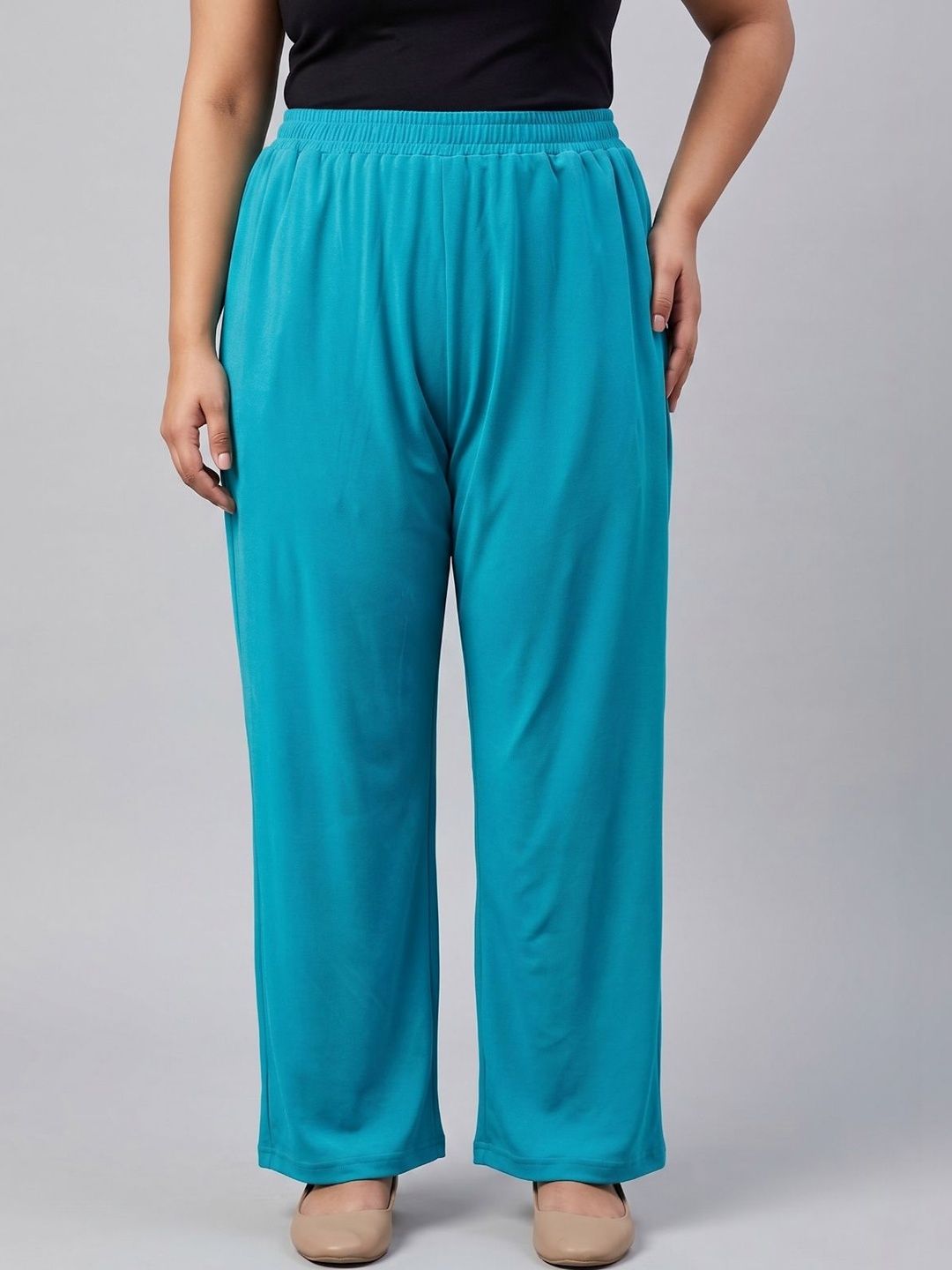 plusS Women Knitted Palazzos