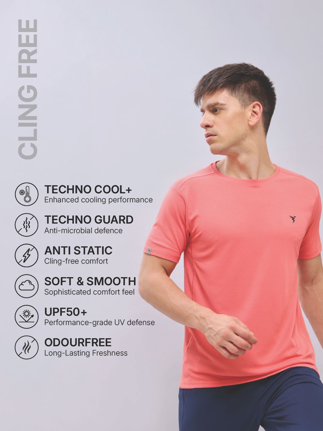 Technosport Antimicrobial T-shirt