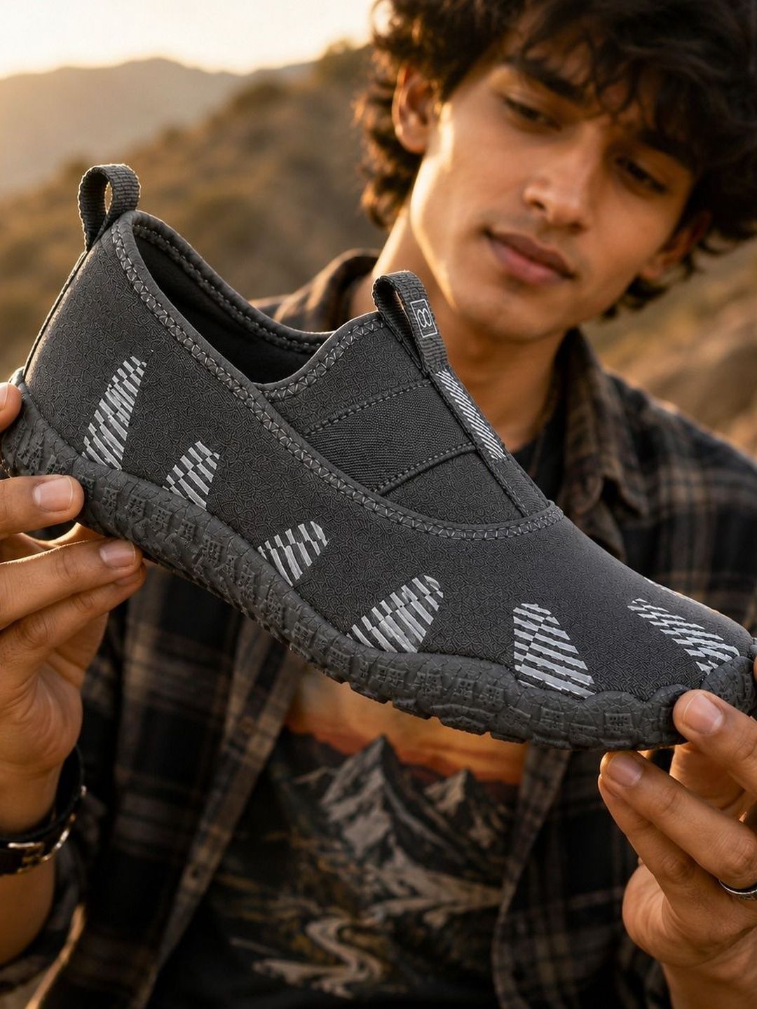 JO Men Mesh Walking Shoes