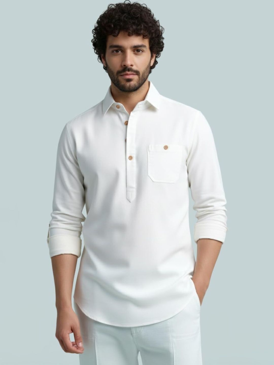 RAY LIGHT Men Kurta
