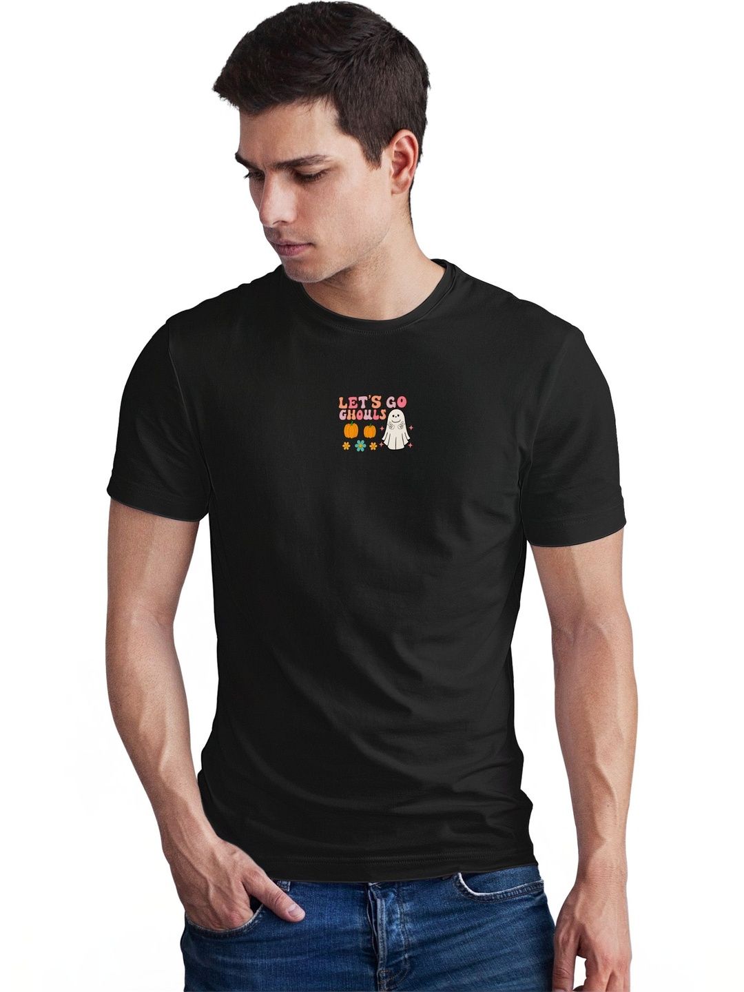 Seekbuylove Men Typography Printed Bio Finish T-shirt