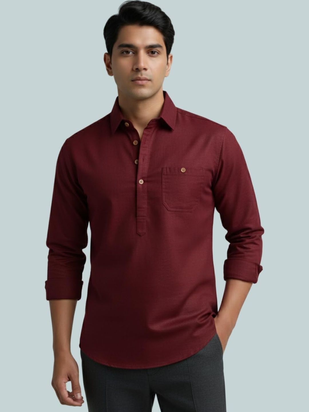 RAY LIGHT Men Kurta