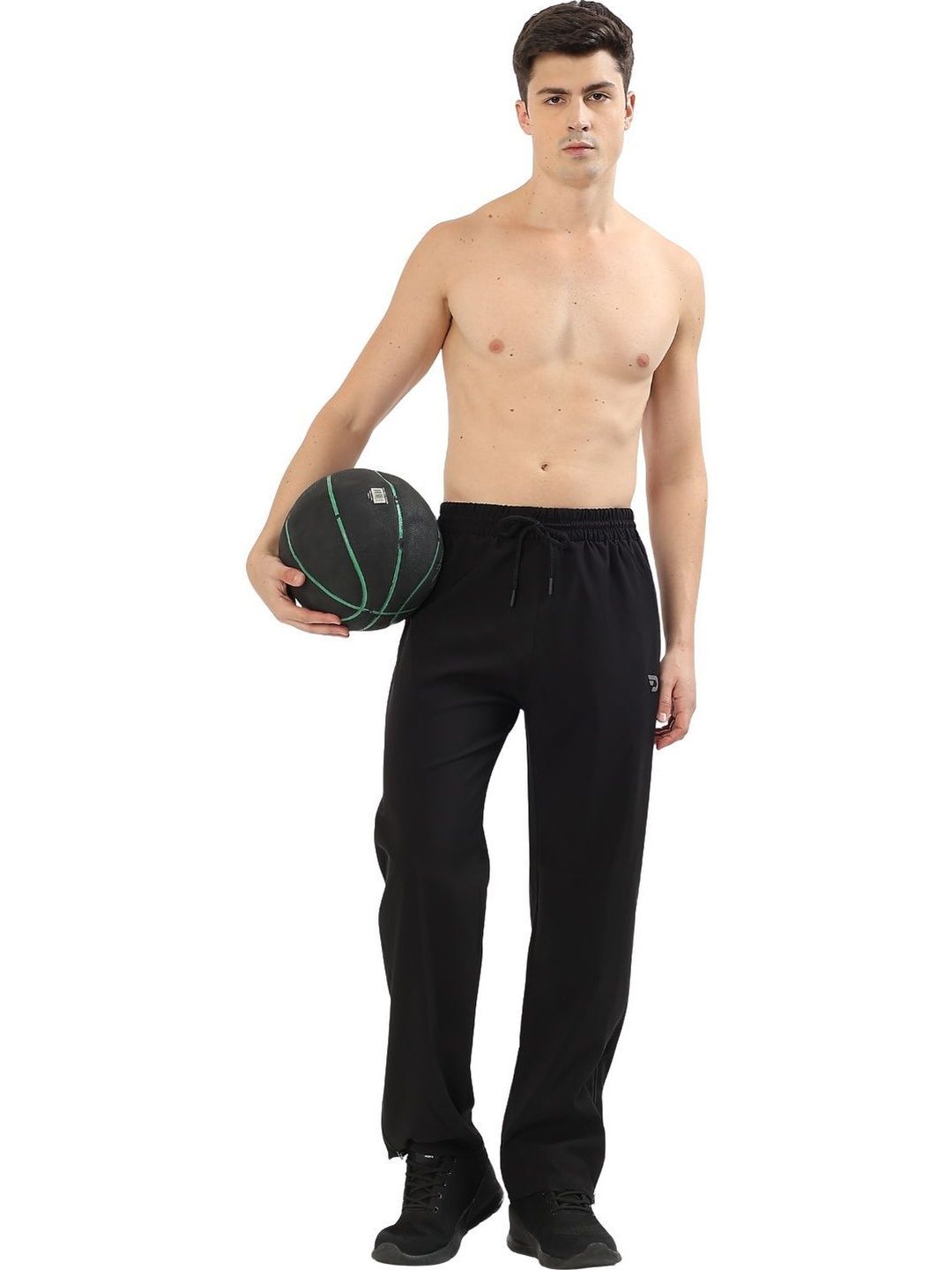 Denmonk Men Bootcut Dry Fit Training Track Pants