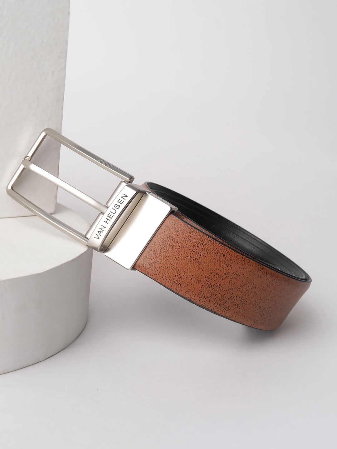 Van Heusen Men Leather Reversible Formal Belt