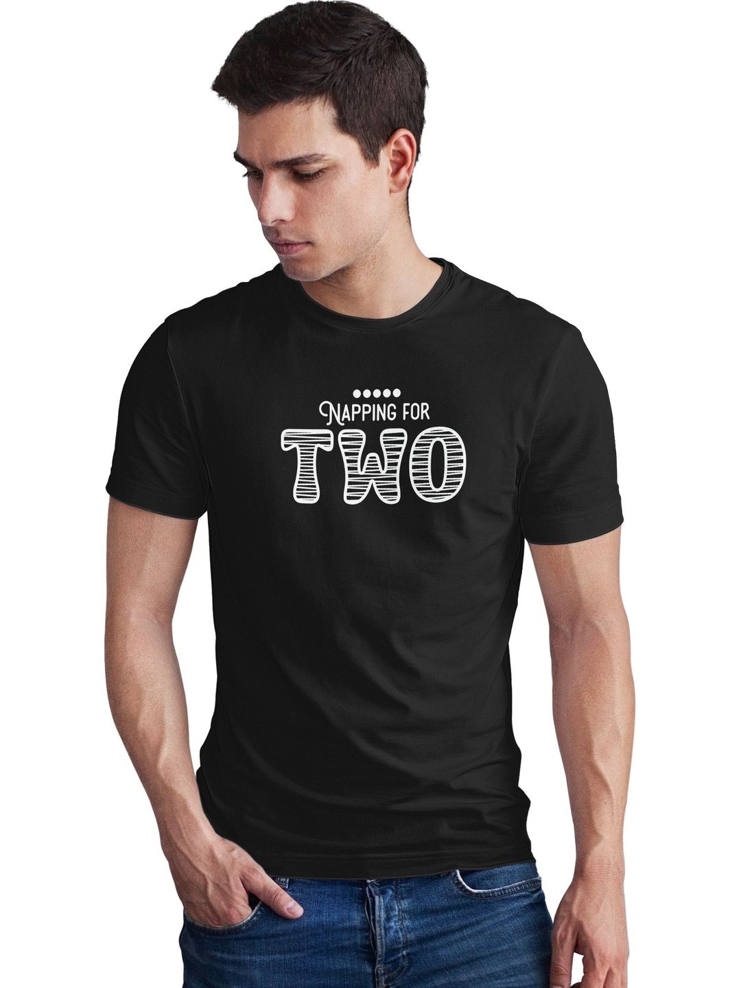 Seekbuylove Men Typography Printed Bio Finish T-shirt