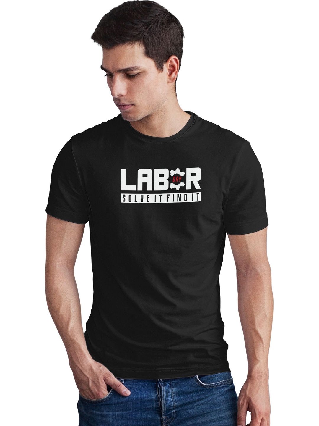 Seekbuylove Men Typography Printed Bio Finish T-shirt