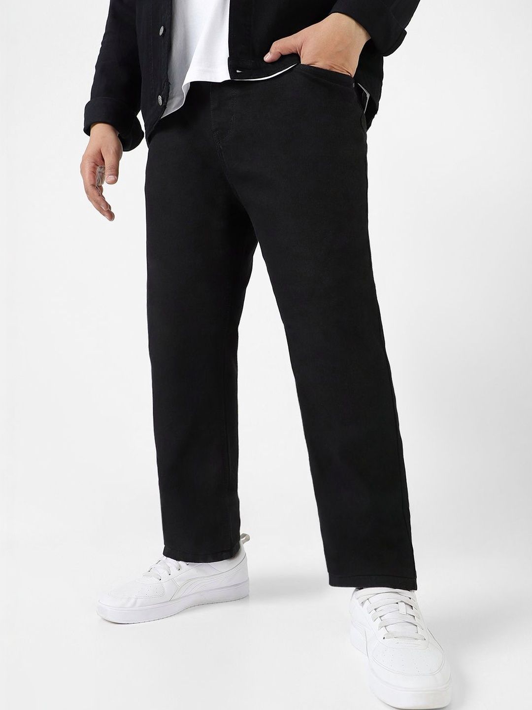 Urbano Plus Men Regular Fit Mid-Rise Stretchable Jeans