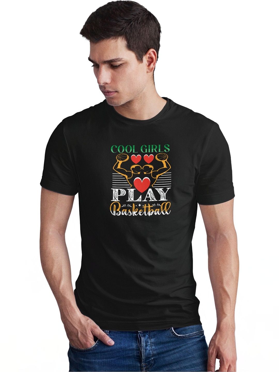 Seekbuylove Men Typography Printed Bio Finish T-shirt