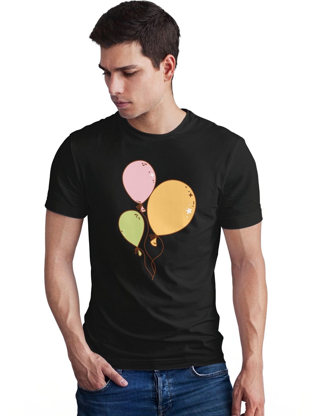 Seekbuylove Men Printed Bio Finish T-shirt