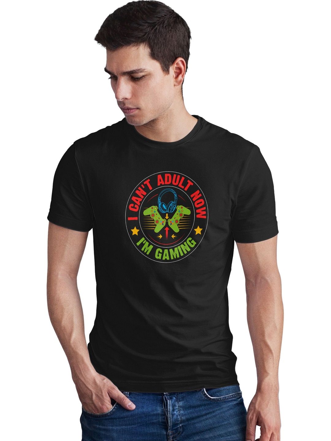 Seekbuylove Men Printed Bio Finish T-shirt