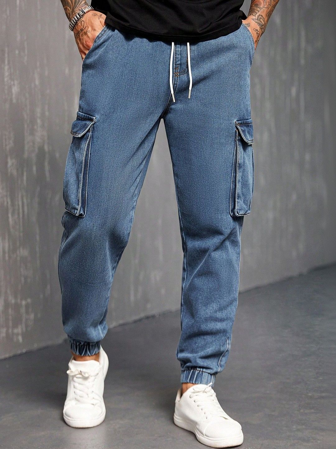 R.Code by The Roadster Life Co. Men Classic Regular Fit High-Rise Stretchable Jeans