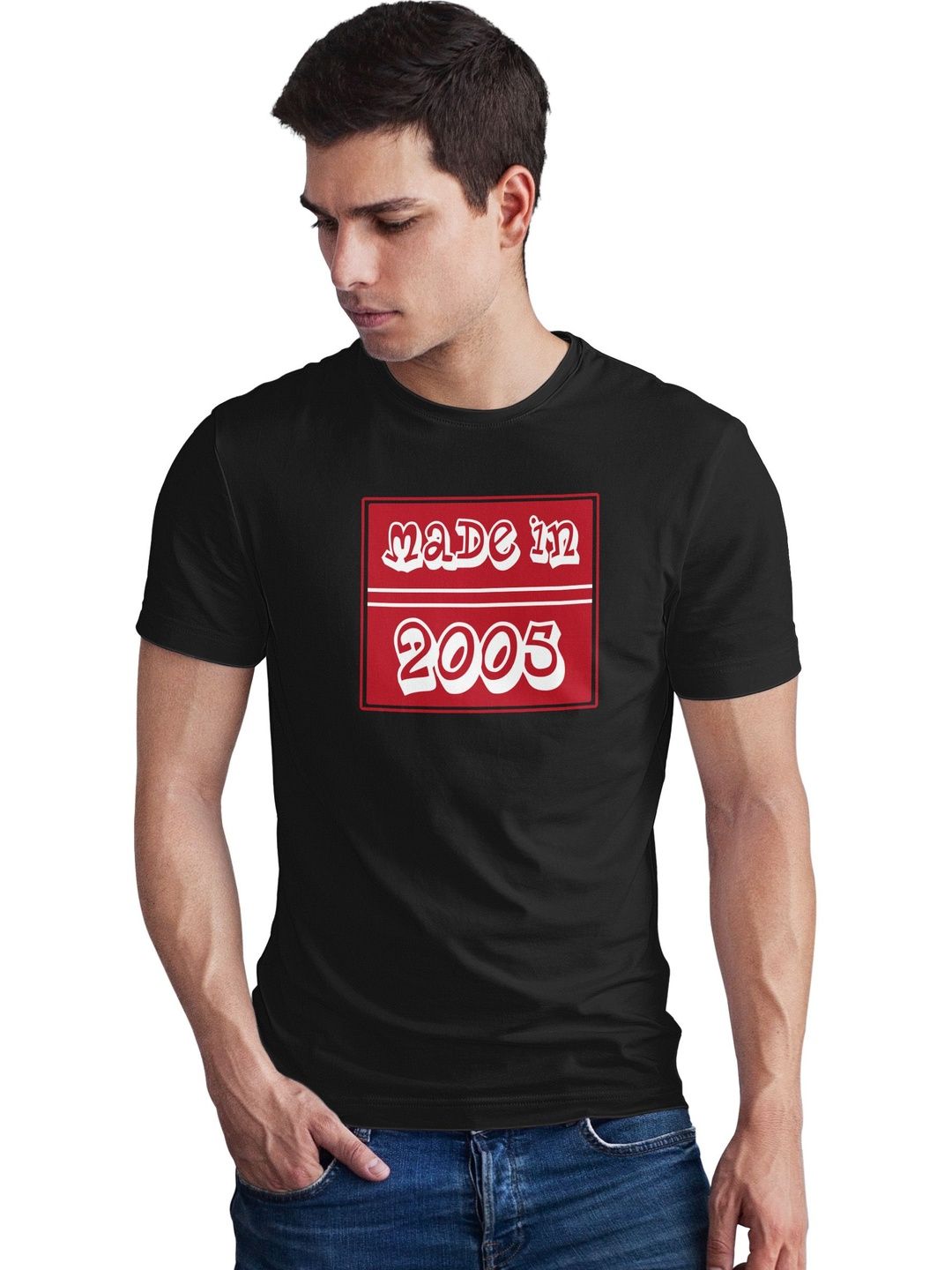 Seekbuylove Men Typography Printed Bio Finish T-shirt