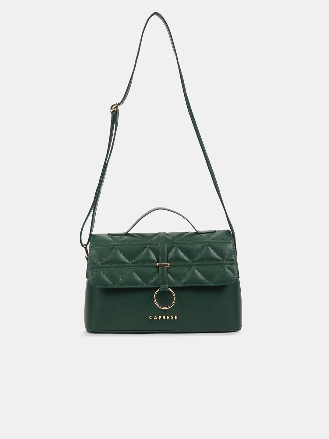 Caprese Caprese Textured Satchel with Quilted