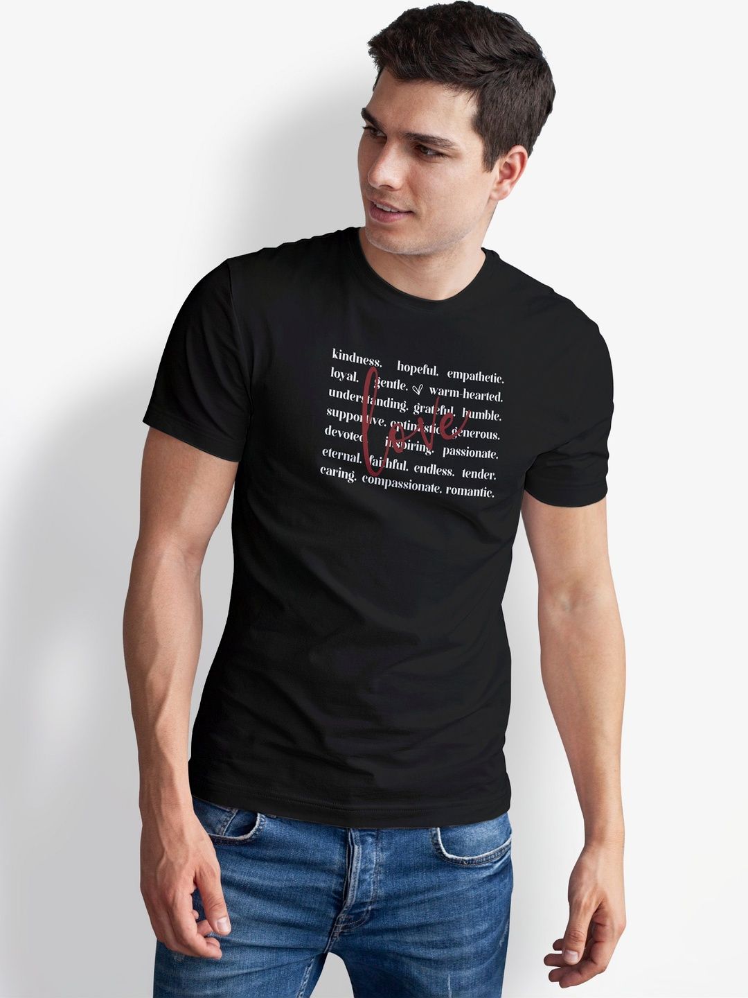 Seekbuylove Men Typography Printed Bio Finish T-shirt