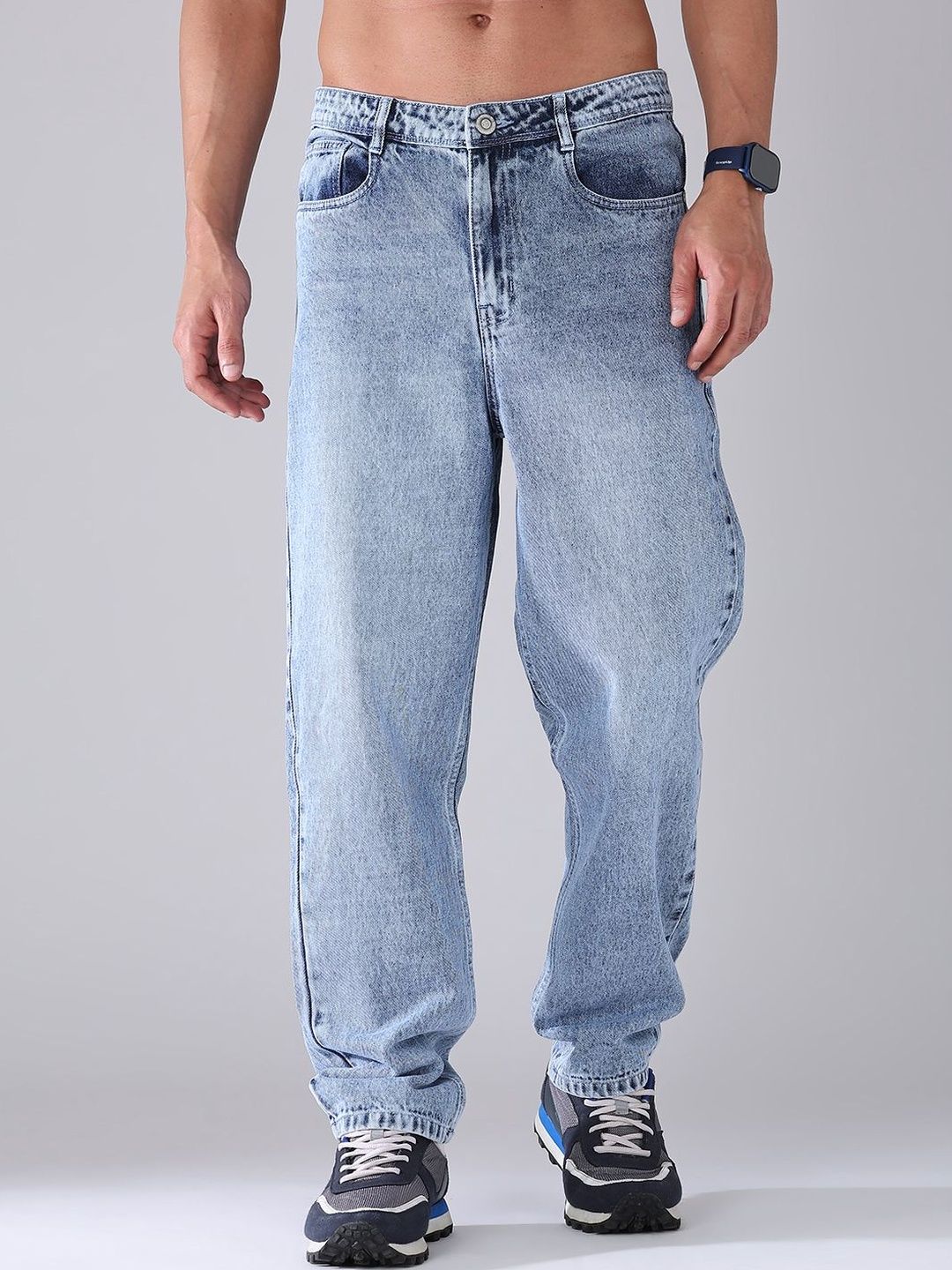 V-Mart Men Regular Fit Mid-Rise Stretchable Jeans