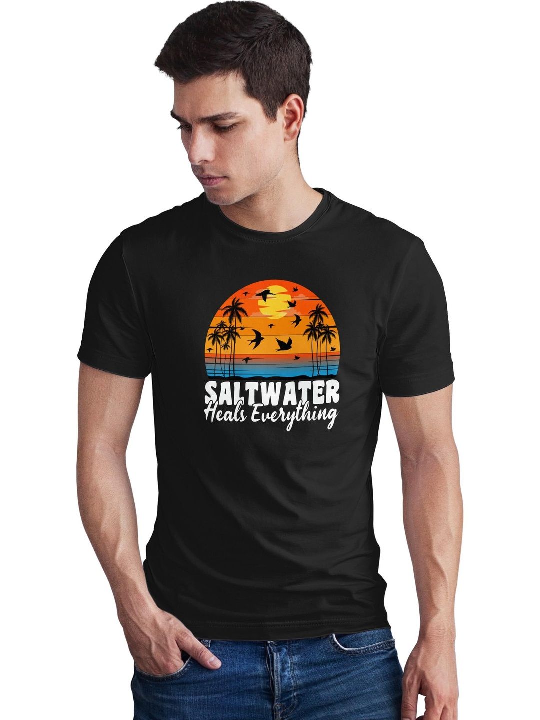 Seekbuylove Men Printed T-shirt