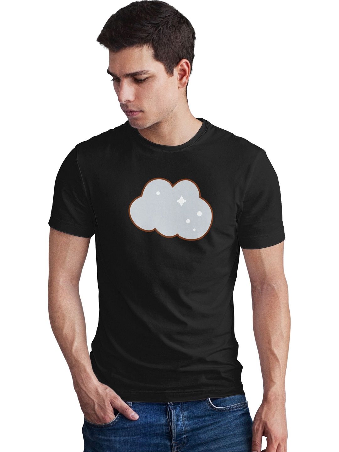 Seekbuylove Men Printed Bio Finish T-shirt