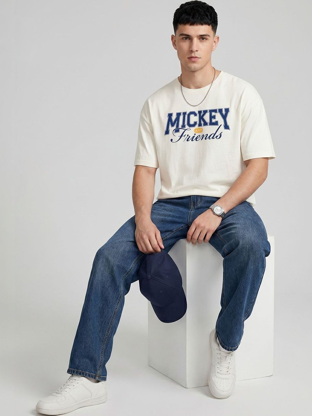 Kook N Keech Disney Men Printed T-shirt
