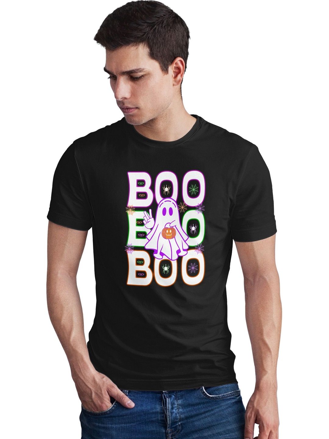 Seekbuylove Men Printed Bio Finish T-shirt