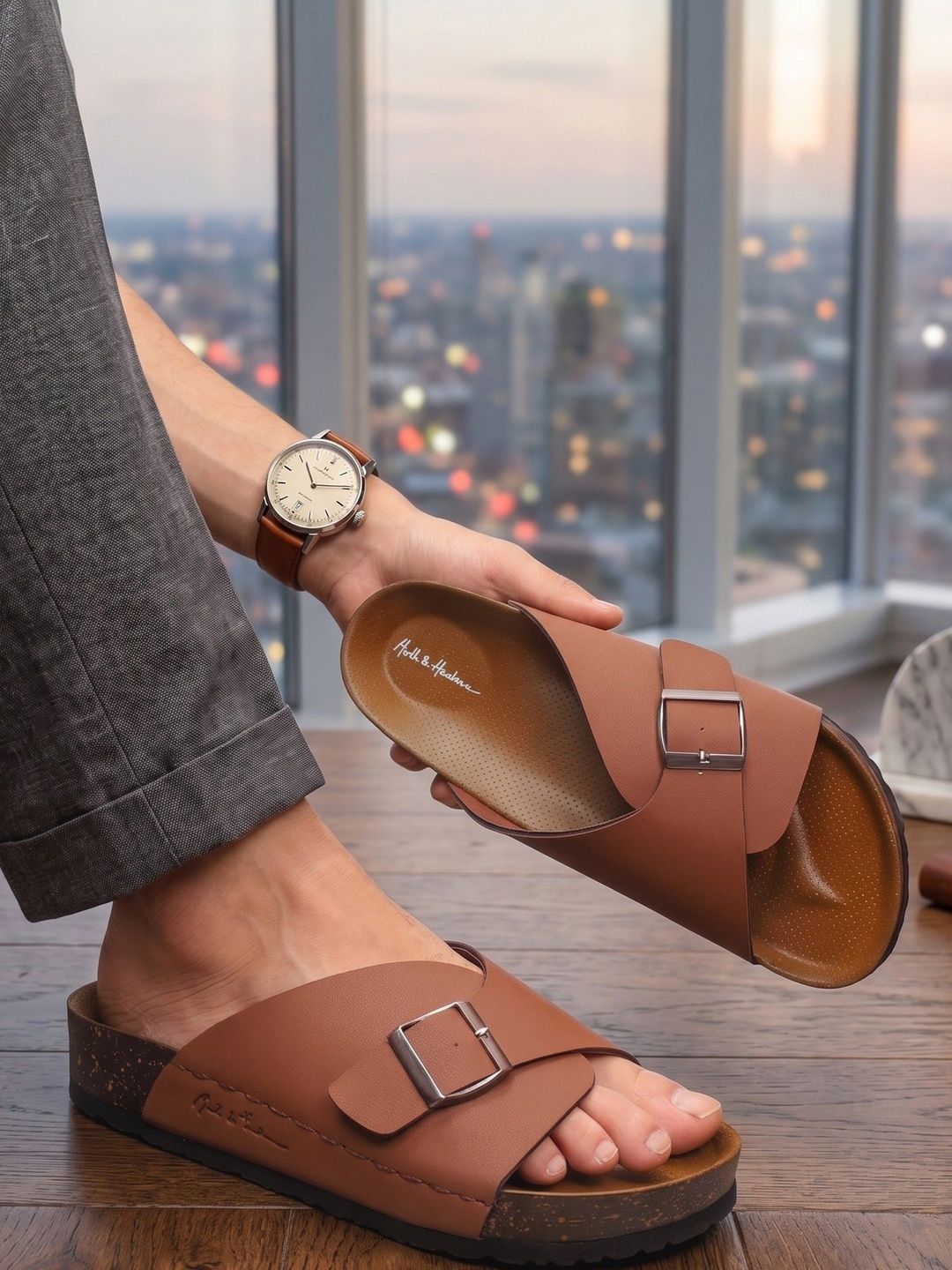 Mast & Harbour Men Comfort Sandals