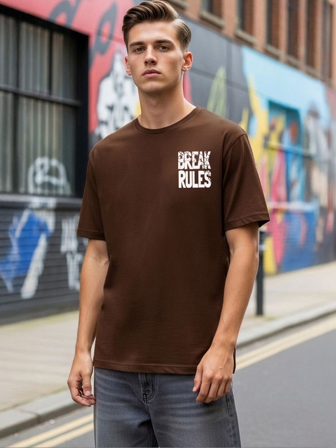 LazyGreg Men Printed T-shirt
