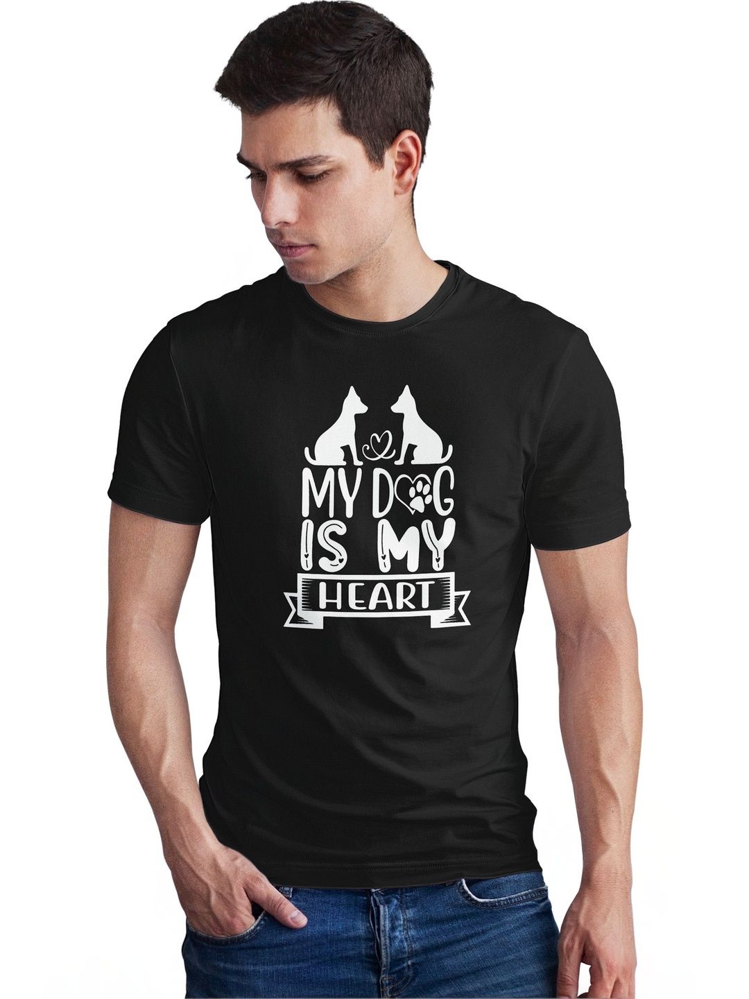 Seekbuylove Men Typography Printed Bio Finish T-shirt