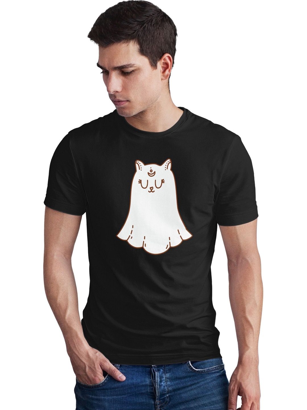 Seekbuylove Men Printed Bio Finish T-shirt