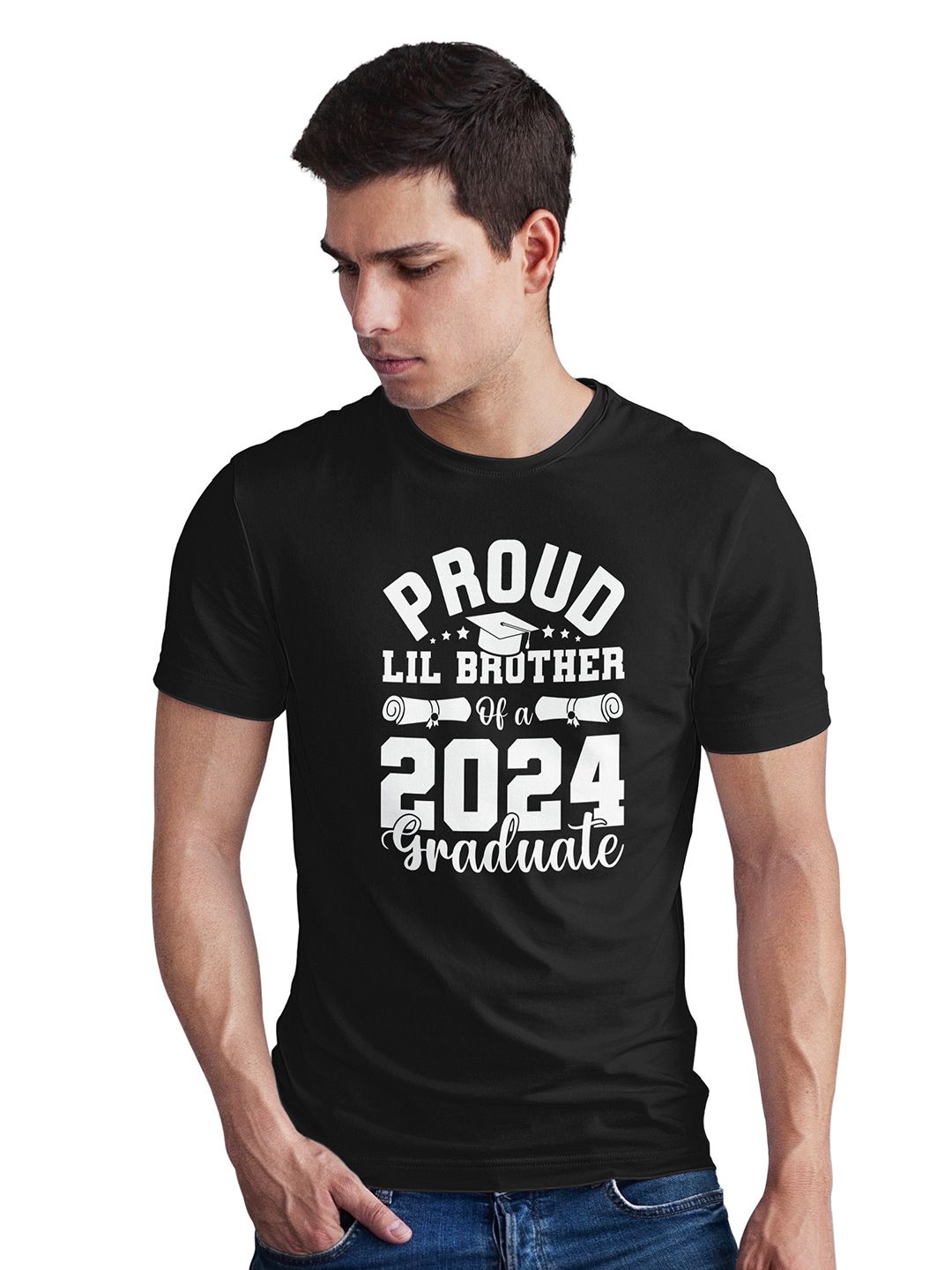 Seekbuylove Men Typography Printed Bio Finish T-shirt