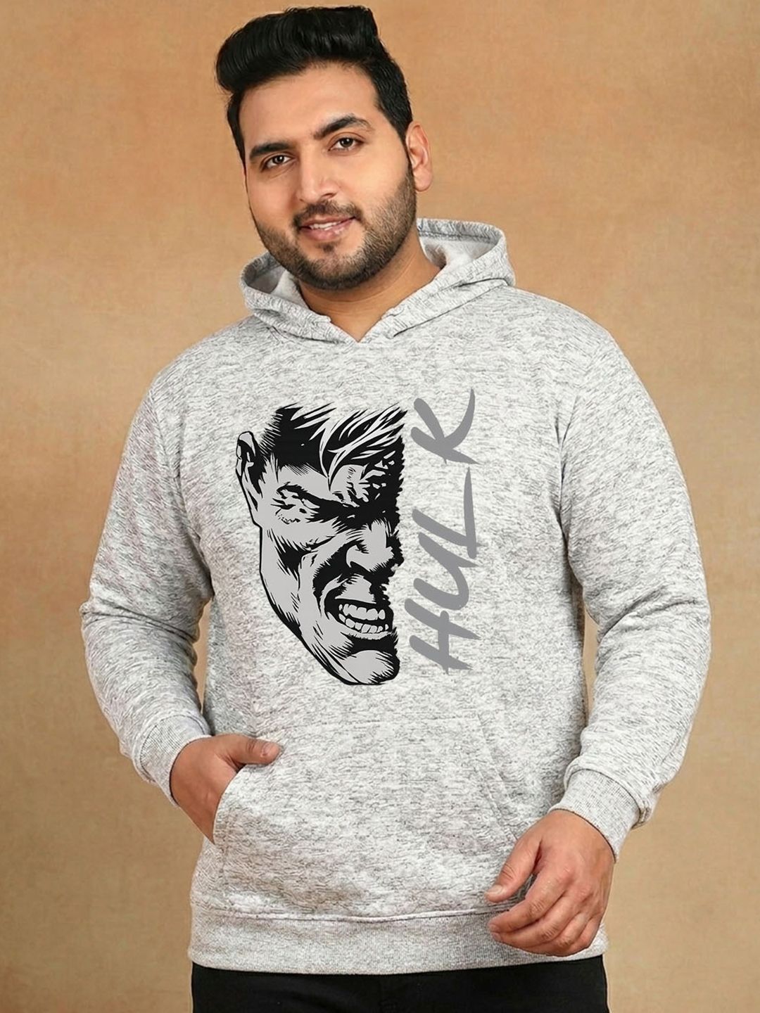 Moda Rapido Men Printed Hooded Sweatshirt