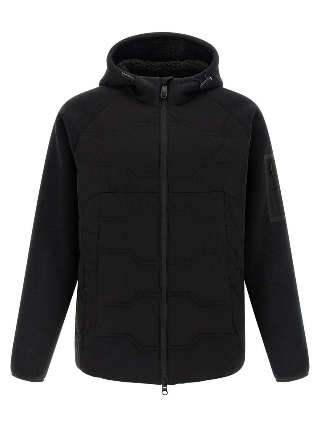 Hugo Boss Black Solid Hood Jacket