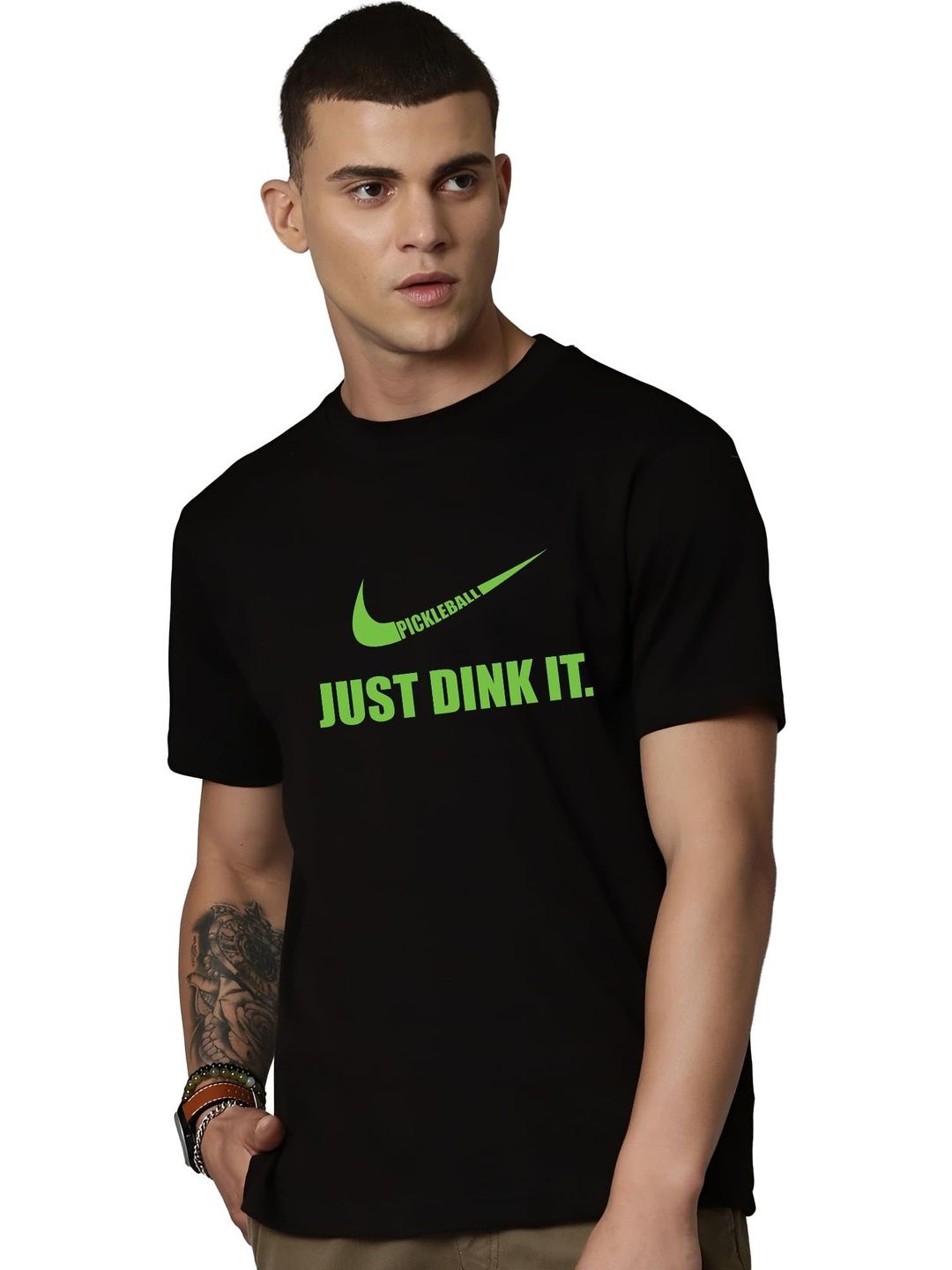 Urban Drip Men Typography Printed T-shirt