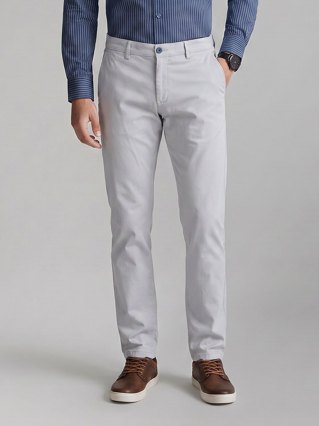 Allen Solly Men Slim Fit Formal Trousers