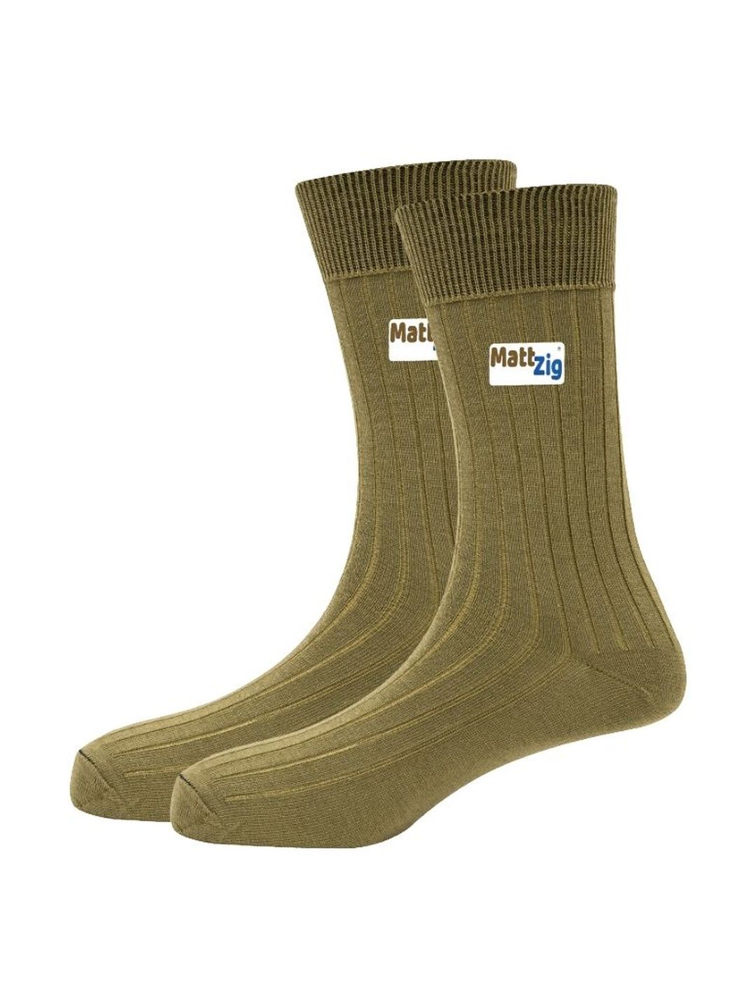 MattZig Men Cotton Blend Calf Length Socks