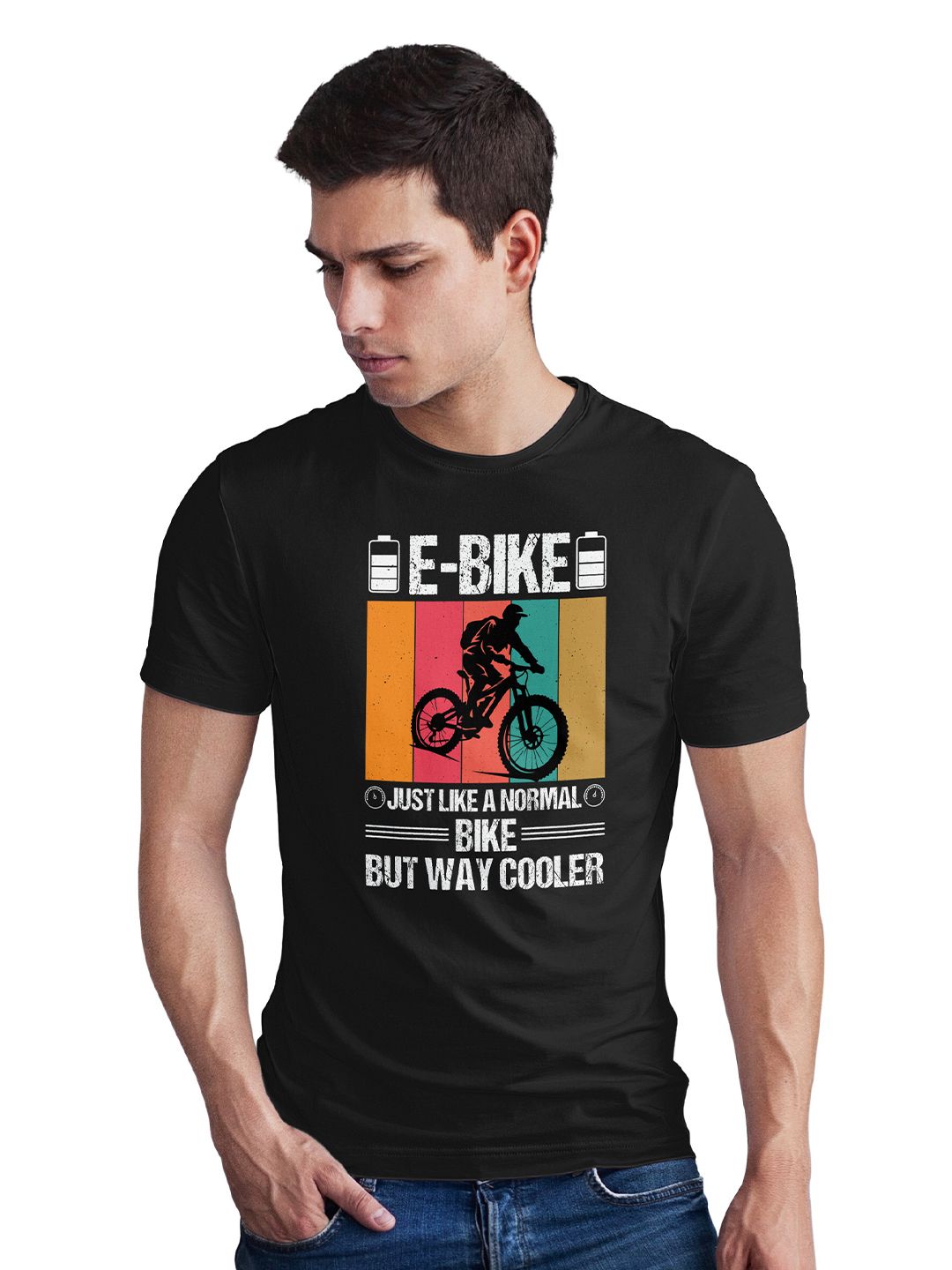 Seekbuylove Men Printed Bio Finish T-shirt
