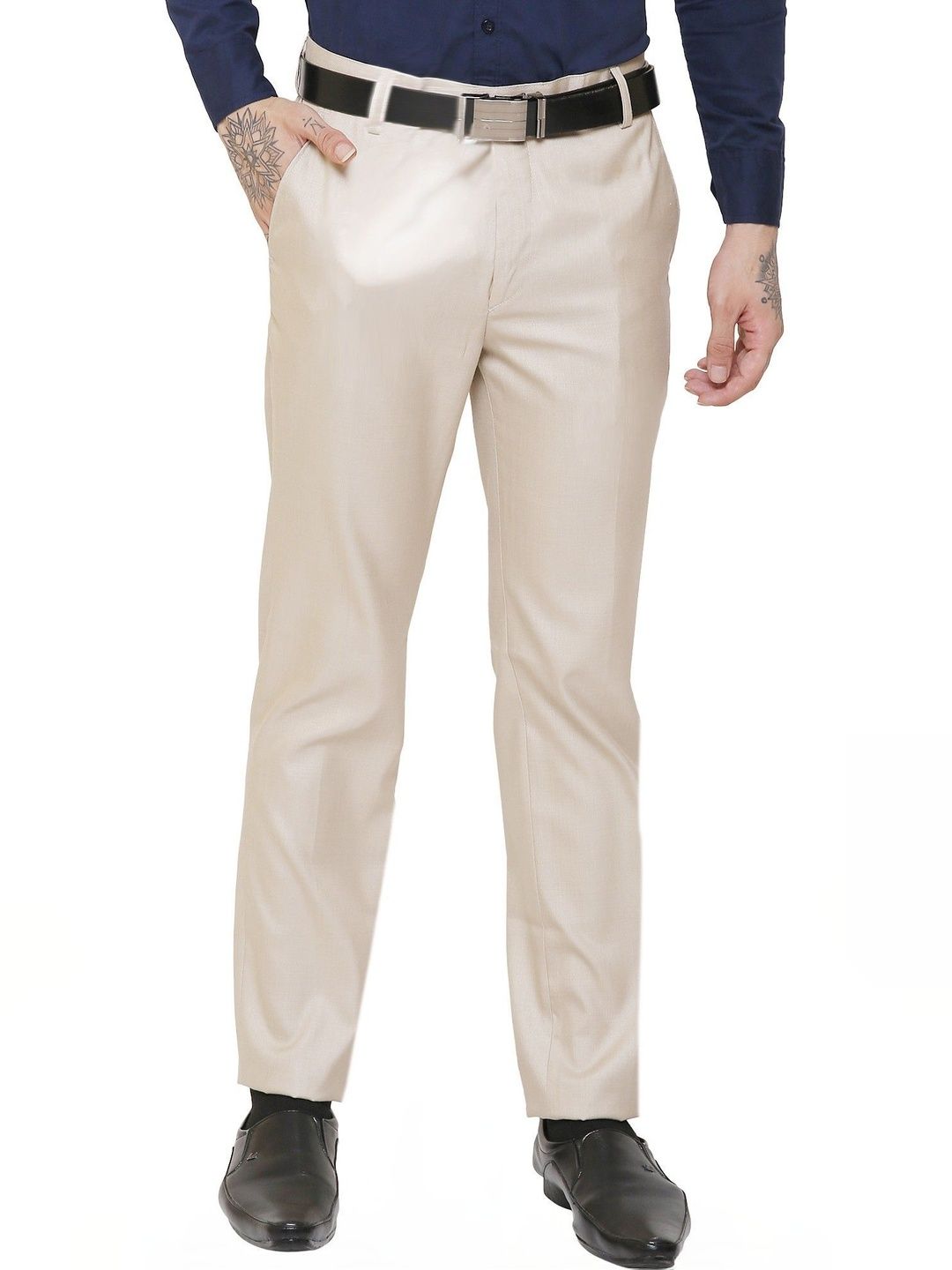 AD & AV Men Easy Wash Trousers