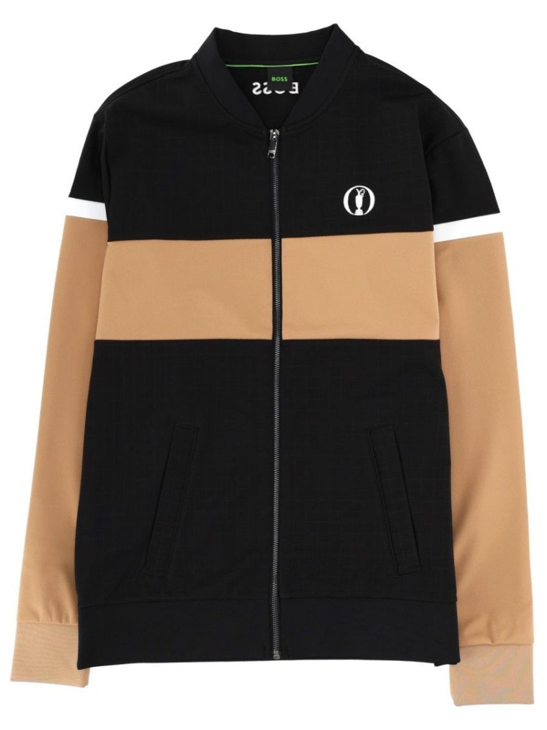 Hugo Boss Black Mock Collar Sweatshirt