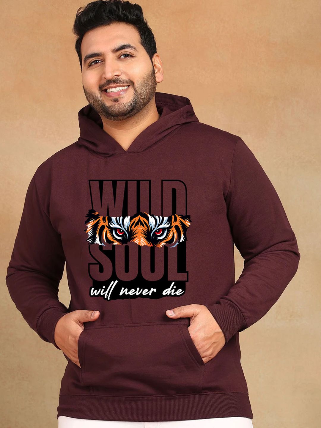 Moda Rapido Men Printed Hooded Sweatshirt