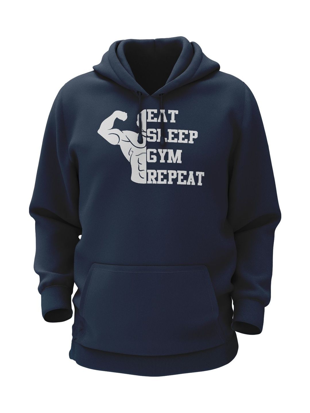 THE PRINT PLATTER Men Printed Hooded Sweatshirt