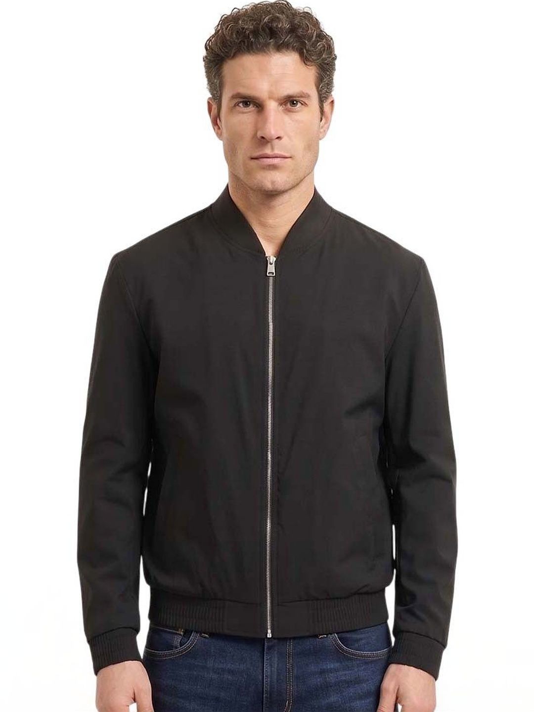 Hugo Boss Black Band Collar Jacket