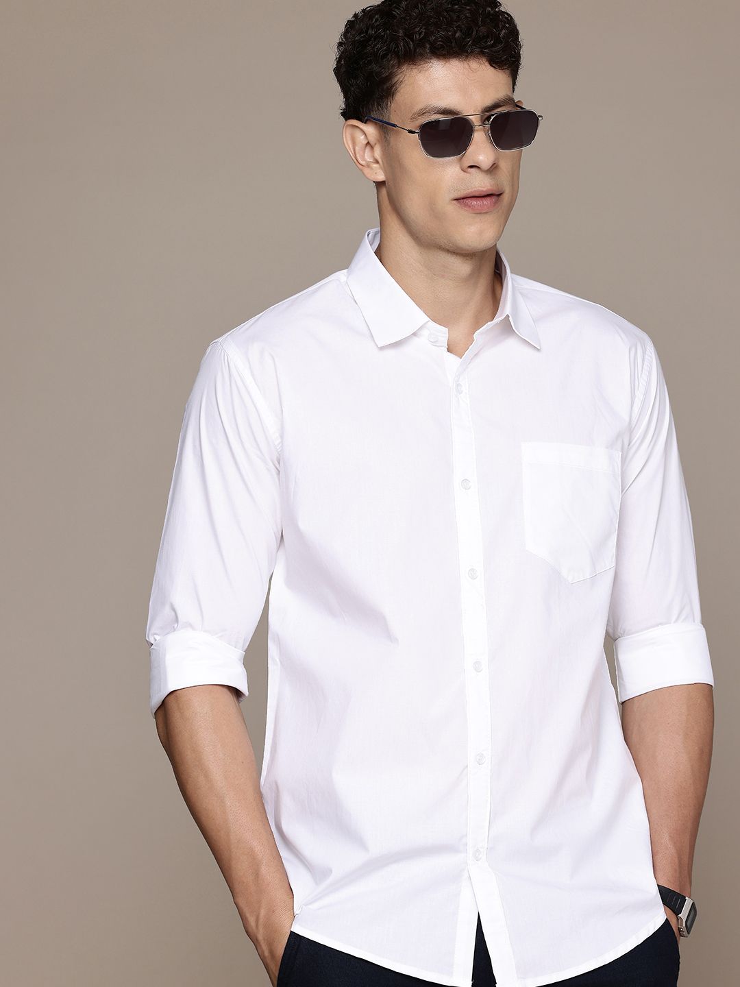 DIVISIVE Pure Cotton Casual Shirt