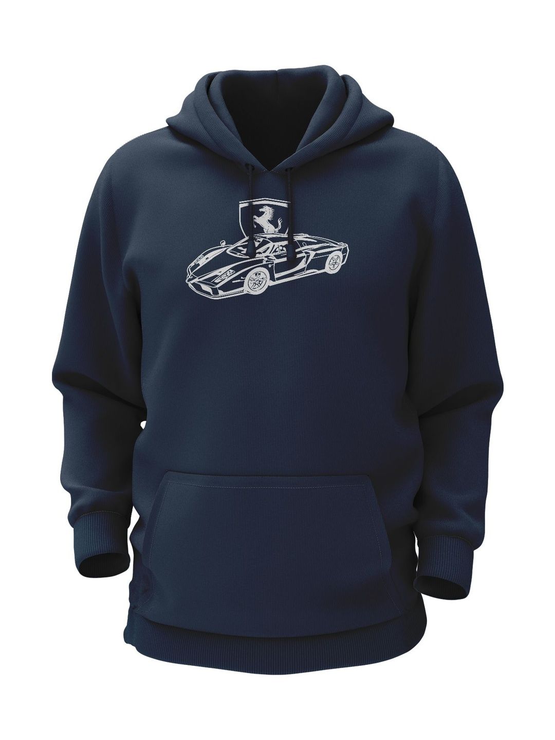 THE PRINT PLATTER Men Printed Hooded Sweatshirt