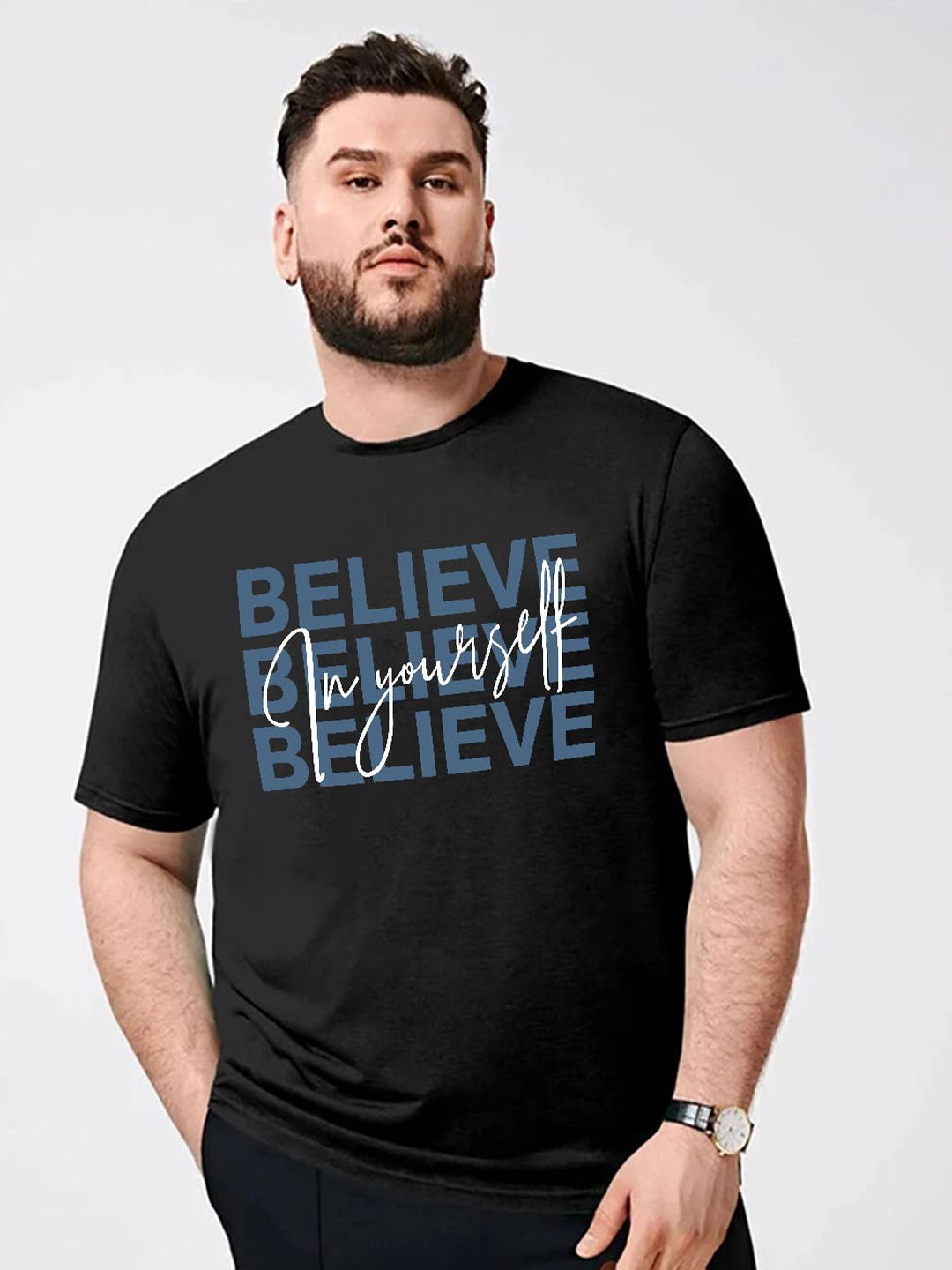 Moda Rapido Men Typography Printed T-shirt
