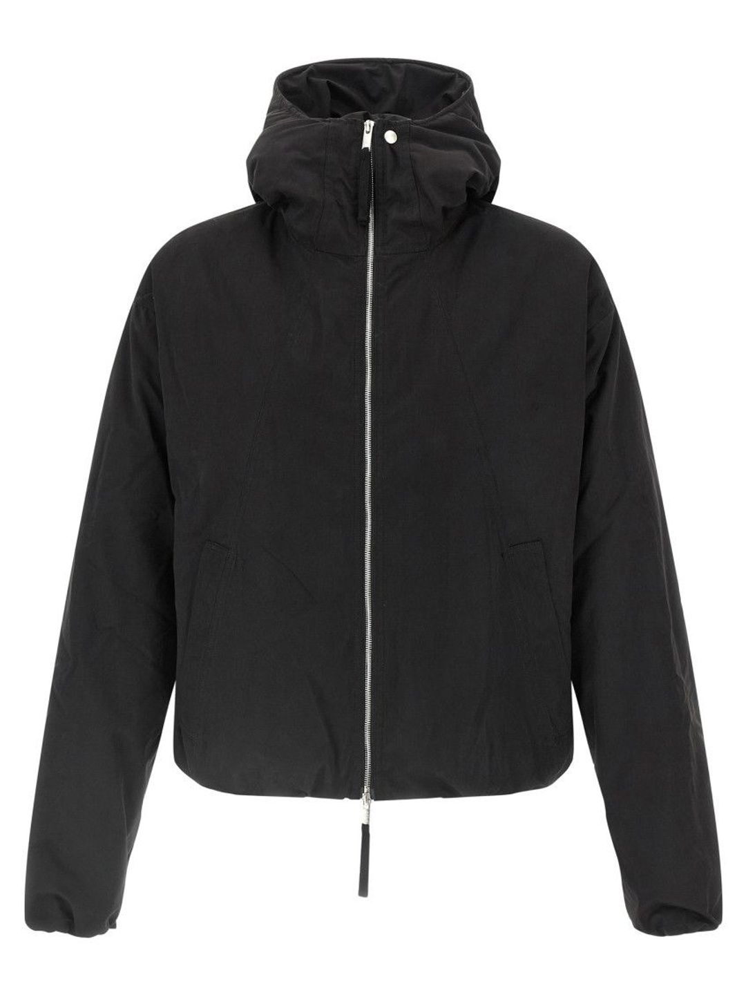 Thom Krom Black Solid Hood Jacket