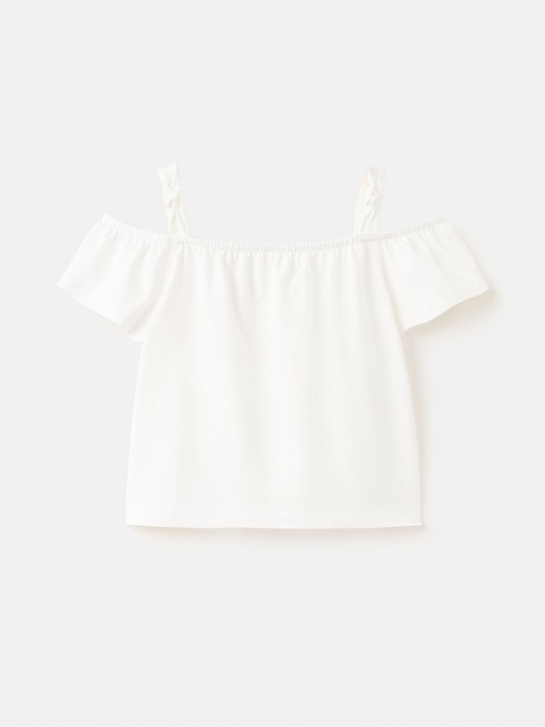 Mango Kids Mango Kids Girls Off-Shoulder Cotton Top