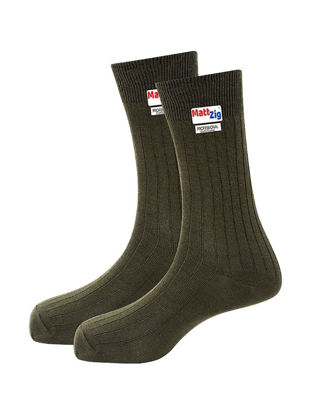 MattZig Men Cotton Blend Calf Length Socks
