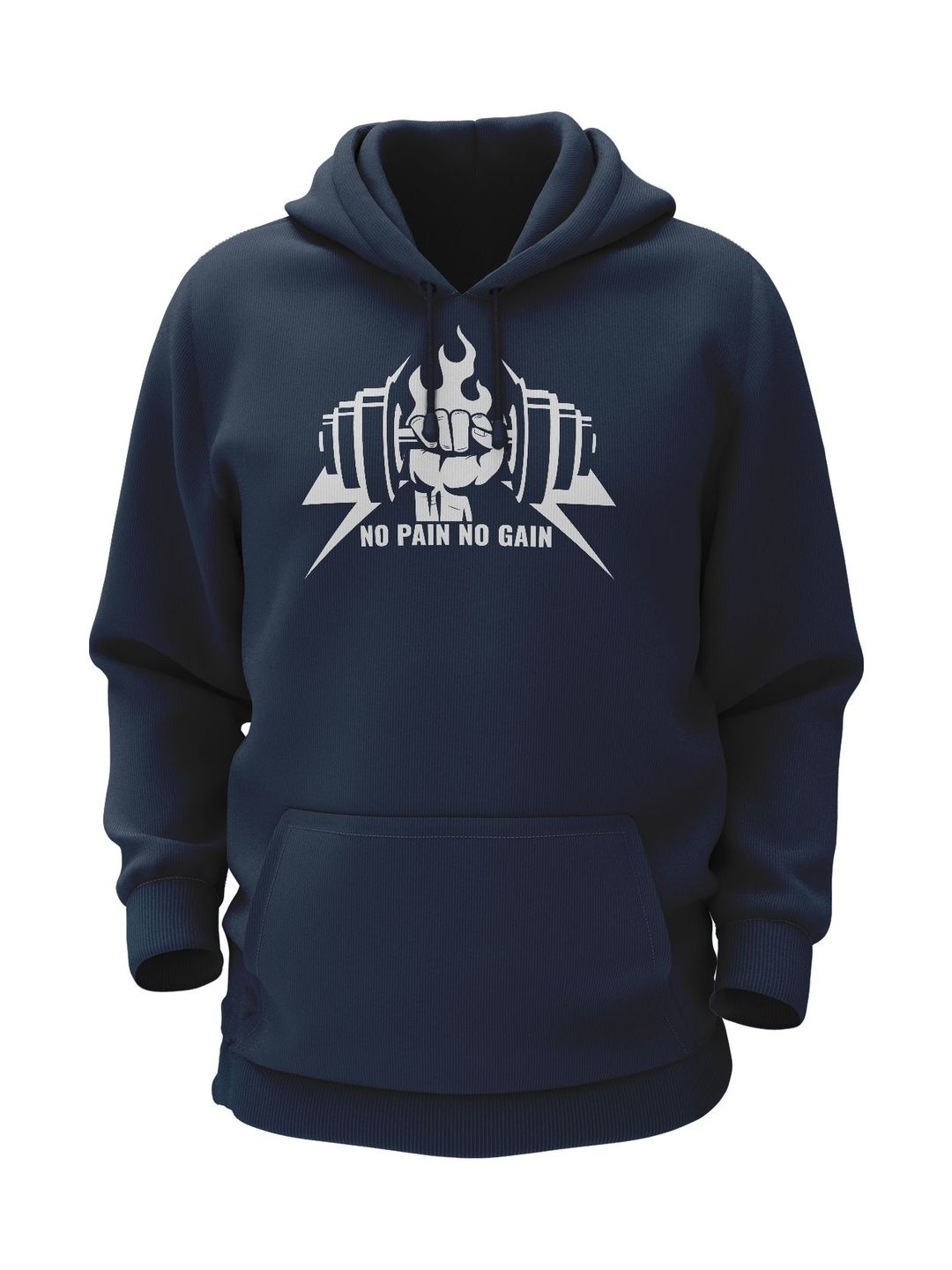 THE PRINT PLATTER Men Printed Hooded Sweatshirt