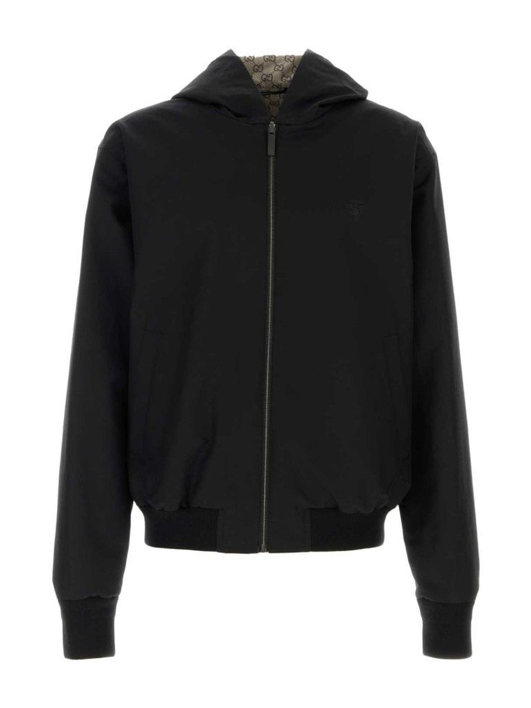 Gucci Black Logo Hood Jackets