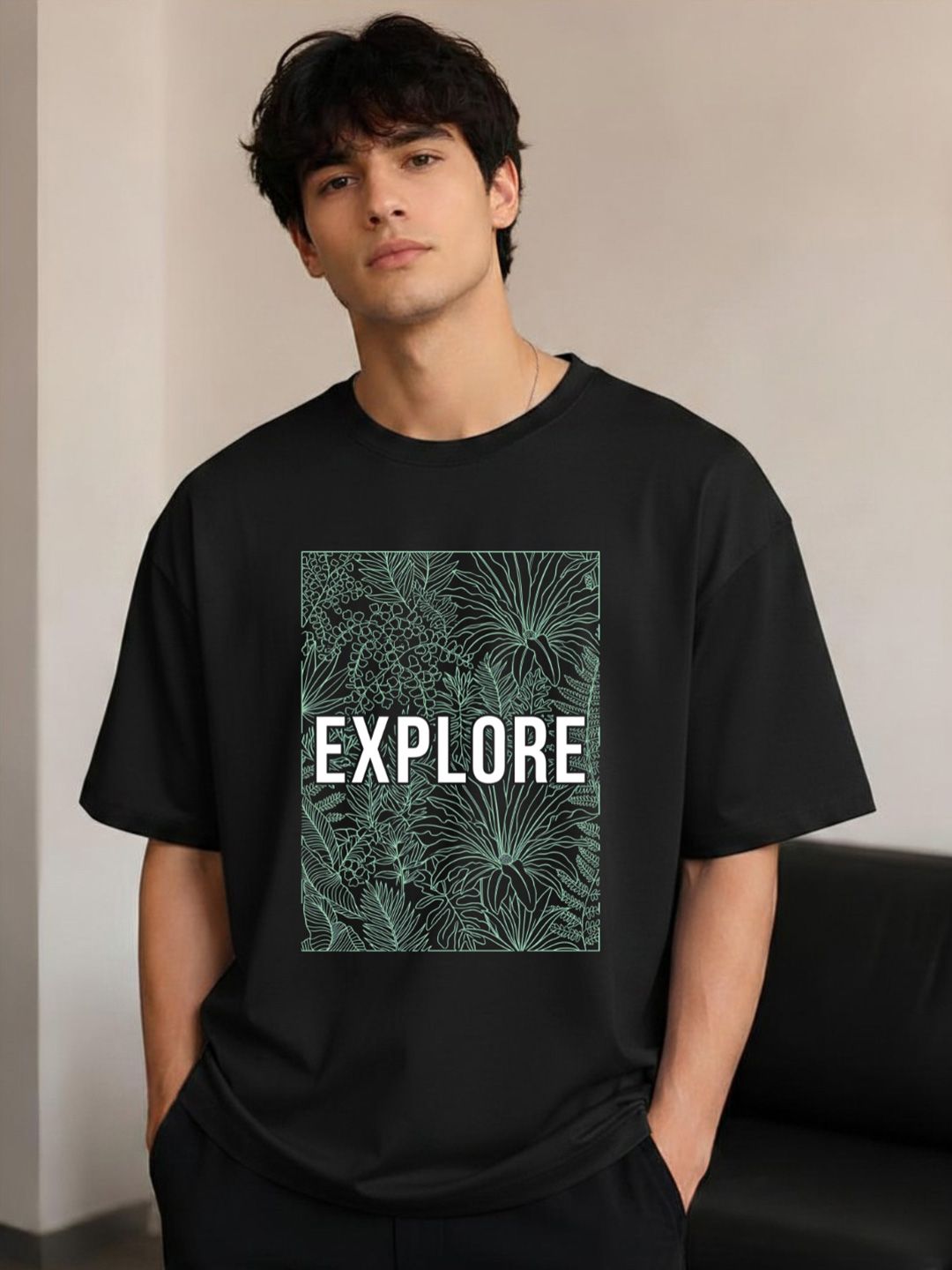 R.Code by The Roadster Life Co. Men Printed T-shirt
